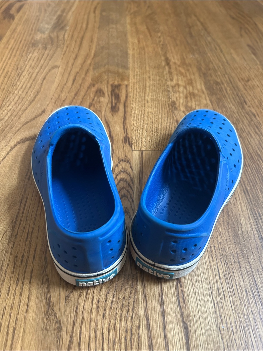 Native Kids Water Shoes in Bright Blue
